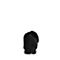 BASTO/百思图秋季专柜同款黑色羊绒皮/人造革时尚休闲方跟女单鞋RDN21CM7