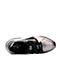 BASTO/百思图冬季专柜同款黑色弹力布/牛皮系带坡跟女休闲鞋YLE02DM7