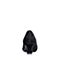 BASTO/百思图2018春季专柜同款黑色羊绒皮闪钻简约通勤粗跟女单鞋RIA23AQ8
