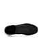 BASTO/百思图2018春季专柜同款黑色纺织物水钻坡跟女休闲鞋YMM01AM8