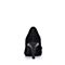 BASTO/百思图2018春季专柜同款黑色羊绒皮浅口闪钻细跟女皮鞋RLR26AQ8