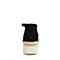 BASTO/百思图2018夏季专柜同款黑色羊绒皮一字带坡跟女凉鞋RMX19BL8