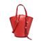 BASTO/百思图2018夏季专柜同款红色人造革女单肩包手提包CL710BX8