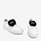 BASTO/百思图2018秋季专柜同款白色软面系带小白鞋女休闲鞋YUA09CM8