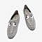 BASTO/百思图2018秋季专柜同款灰色布面水钻卡通浅口女单鞋YUM02CQ8