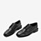 BASTO/百思图2018秋季专柜同款牛皮革英伦风系带女单鞋RRF20CM8