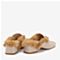 BASTO/百思图2018秋季专柜同款米色牛皮革/兔毛珍珠方头穆勒鞋女拖鞋RPX01CT8