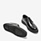 BASTO/百思图2018秋季专柜同款黑色牛皮革系带商务休闲男皮鞋AQN40CM8