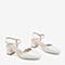 BASTO/百思图夏季专柜同款牛皮革纯色一字带女皮凉鞋AC653BH9