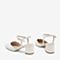 BASTO/百思图夏季专柜同款牛皮革纯色一字带女皮凉鞋AC653BH9