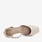 BASTO/百思图夏季专柜同款米白色绵羊皮革休闲女皮凉鞋RTX09BK9