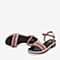 BASTO/百思图夏季粉色针织布休闲女凉鞋RVI05BL9