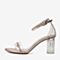 百思图2020夏季新款商场同款时尚仙女风一字带高跟女凉鞋RL403BL0