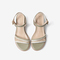 百思图2021夏季新款商场同款时尚编织条带坡跟罗马女凉鞋RS805BL1