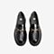 百思图2021春季新款商场同款时尚金属扣粗跟单鞋女乐福鞋WHY01AM1