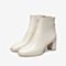 百思图2021冬季新款商场同款优雅气质方高跟时装靴女短靴TGP40DD1