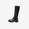 百思图2021冬季新款商场同款经典潮流搭配骑士靴女长靴A1218DG1