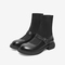 百思图2021冬季新款商场同款潮流搭配简约舒适袜靴女短靴ID511DD1
