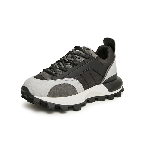 百思图2023春季新款商场同款街头运动阿甘鞋厚底女休闲鞋BC122AM4