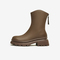 百思图2023冬季新款商场同款时尚简约时装靴粗跟女短靴MD810DZ3