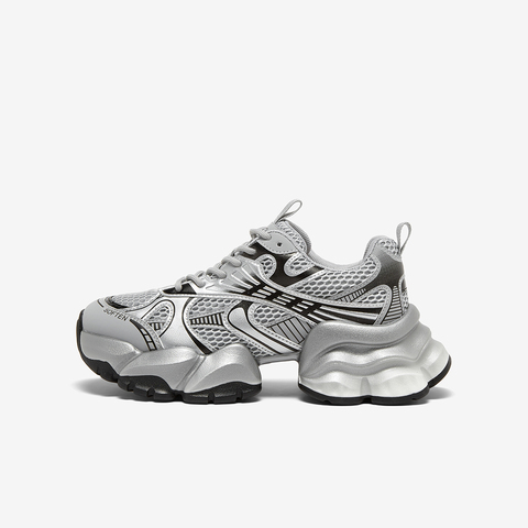 百思图2024秋季新款商场同款街头户外老爹鞋厚底女休闲鞋X7101CM4