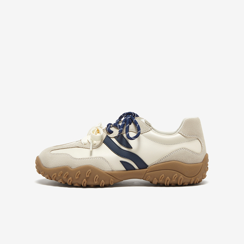 百思图2025春季新款商场同款运动德训鞋厚底圆头女休闲鞋UKV06AM5