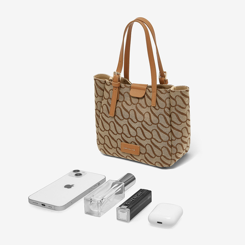 百思图2025春季新款商场同款时尚通勤水桶包单肩斜挎包女X3643AX5