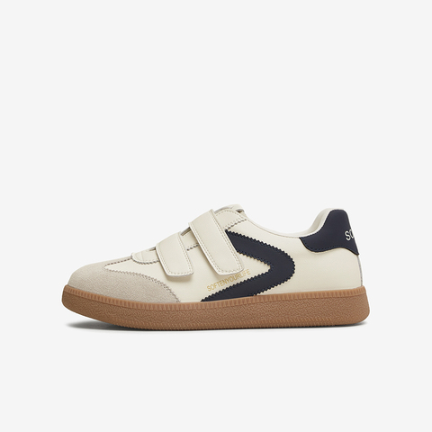 百思图2025春季新款商场同款复古运动德训鞋平跟女休闲鞋BG353AM5