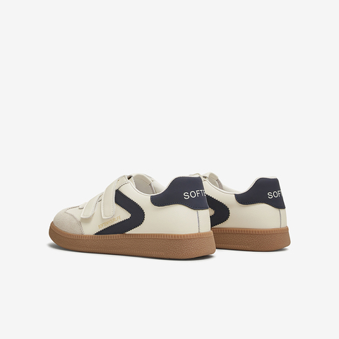 百思图2025春季新款商场同款复古运动德训鞋平跟女休闲鞋BG353AM5