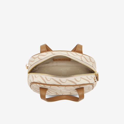 百思图2025春新款商场同款简约复古波士顿包单肩斜挎包女X3642AX5