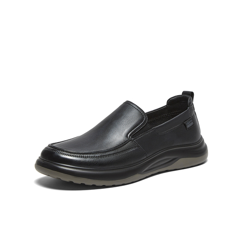 百思图2025春新款商场同款简约通勤乐福鞋厚底男休闲皮鞋29131AM5