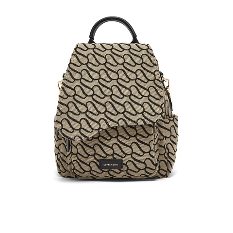 百思图2025春季新款商场同款时尚潮流通勤双肩背包女X3638AX5