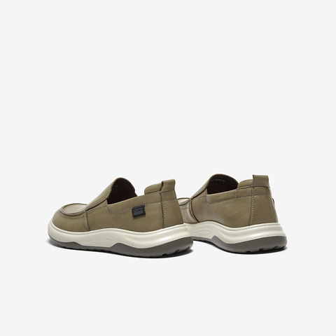 百思图2025春新款商场同款简约通勤乐福鞋厚底男休闲皮鞋29131AM5