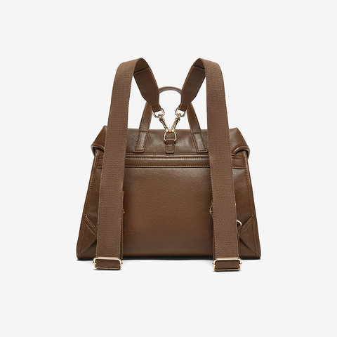 百思图2025春季新款商场同款时尚简约双肩背包女X3639AX5