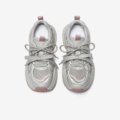 百思图2025夏季新款时尚潮流街头运动老爹鞋厚底女休闲鞋B1051BM5