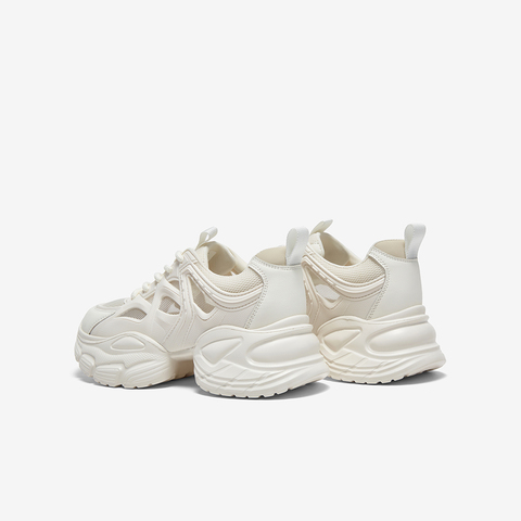 百思图2025夏季新款时尚户外运动老爹鞋厚底增高女休闲鞋B2221BM5