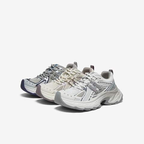 百思图2025夏季新款时尚户外街头潮流老爹鞋厚底女休闲鞋D5292BM5