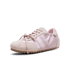 百思图2025秋季新款德训鞋时尚街头潮流运动女休闲鞋D3223CM5