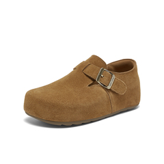 百思图2026春季新款勃肯鞋时尚复古休闲女女单鞋D3787AM6