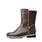 Bata/拔佳冬季专柜同款棕色牛皮中跟休闲女靴60302DZ5