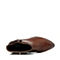 Bata/拔佳冬专柜同款棕色牛皮女短靴60203DD5