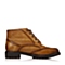 Bata/拔佳冬季专柜同款棕黄色牛皮舒适中跟女靴AWG67DD5