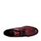 BATA/拔佳冬季专柜同款酒红色牛皮女短靴AM541DD5