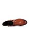 Bata/拔佳冬季专柜同款棕油皮小牛皮女靴AM543DD5