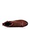 Bata/拔佳冬季专柜同款棕红油皮山羊皮女休闲靴（软）AM823DD5