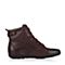 Bata/拔佳冬季专柜同款啡红油皮山羊皮女休闲靴（软）AM823DD5