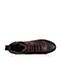 Bata/拔佳冬季专柜同款啡红油皮山羊皮女休闲靴（软）AM823DD5