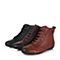 Bata/拔佳冬季专柜同款黑山羊皮女休闲靴（软）AM823DD5