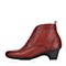 Bata/拔佳冬季专柜同款棕红牛皮女靴（软）AN141DD5
