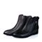 Bata/拔佳冬季专柜同款黑牛皮女靴512-2DD5
